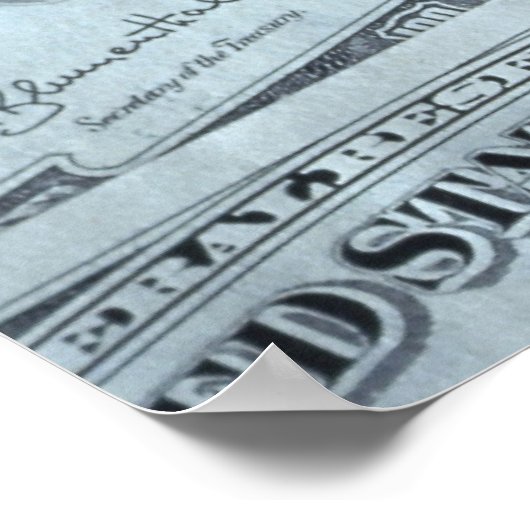 金 ポスター (角)