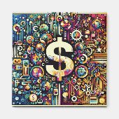 金 マグネット (正面)