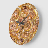 金 ラージ壁時計 (傾斜)