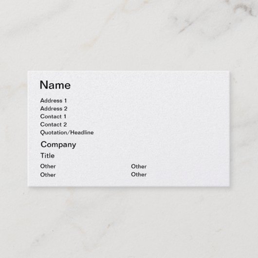 金 –  名刺 (正面)