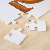 金"3D"初めと終わりの記号 ジグソーパズル (側面)