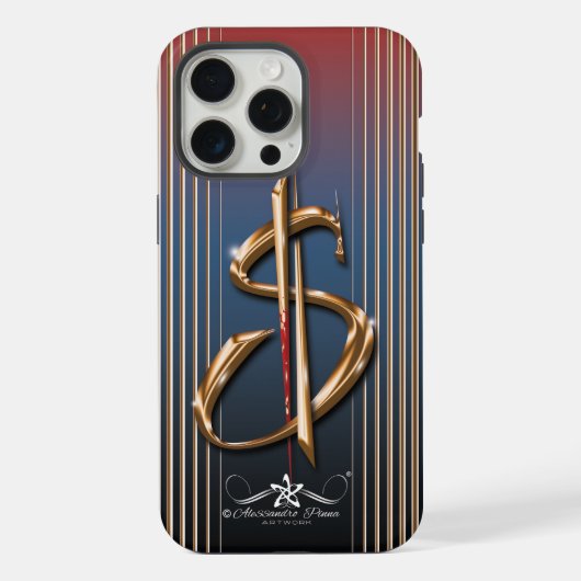 金 iPhoneケース (裏面)