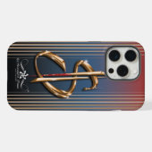 金 iPhoneケース (裏面横)