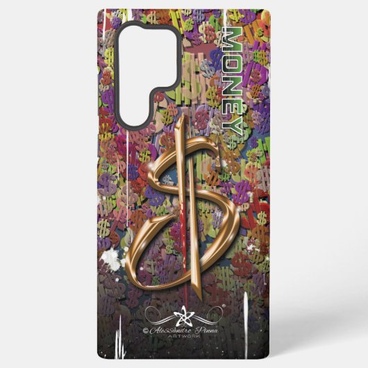 金 SAMSUNG GALAXYケース (裏面)