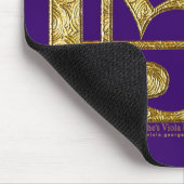 金ALTOクレフ、音符記号 マウスパッド (コーナー)