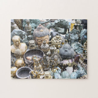 金Buddahsの写真のパズル ジグソーパズル