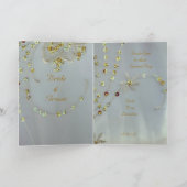 金Decoの結婚式の招待状 招待状 (内部)