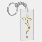 金Ganesh キーホルダー (正面左)