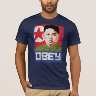 金Jong国連プロパガンダ-従って下さい- Tシャツ