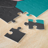 金Jong国連及び核弾頭ミサイル ジグソーパズル (側面)