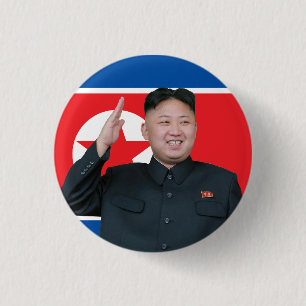 金Jong国連挨拶 缶バッジ