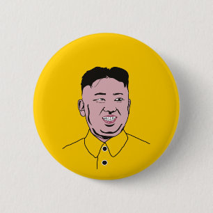 金Jong国連 김정은 缶バッジ