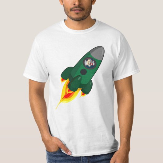 金Jong国連Rocketman Tシャツ (正面)