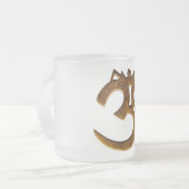 金Om フロストグラスマグカップ (正面左)