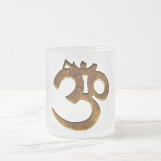 金Om フロストグラスマグカップ (中央)