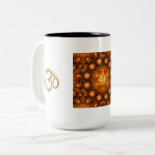 金Om Namaste ツートーンマグカップ (正面左)