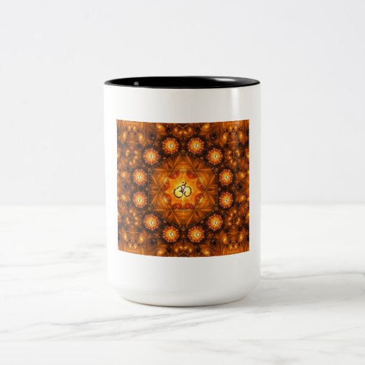 金Om Namaste ツートーンマグカップ (中央)
