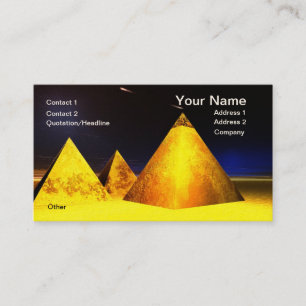 金Piramids BusinessCard 名刺