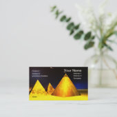 金Piramids BusinessCard 名刺 (スタンド正面)