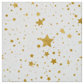金Stars2 -純粋な白 ファブリック (見本)