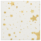 金Stars2 -純粋な白 ファブリック (クローズアップ)