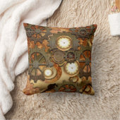 金steampunk クッション (ブランケット)