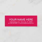 釘付けします顧客の感謝(モダンな正方形)を ロイヤリティカード (裏面)