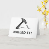 釘付けだ！ カード (黄色い花)