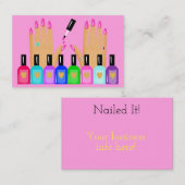 釘付けだ！サロン 名刺 (正面/裏面)