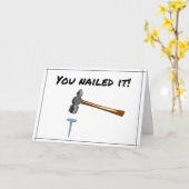 釘付けにした カード (黄色い花)