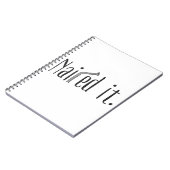 釘付けにする ノートブック (左側)