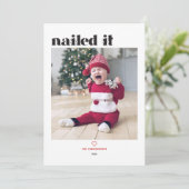 釘付けItフォトホリデーカード シーズンカード (スタンド正面)