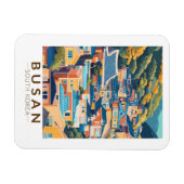 釜山ガンチョンカルチャーヴィレッジトラベルアートヴィンテージ マグネット (横)