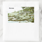 釜山ドラゴンテンプルSKシール 長方形シール (バッグ)