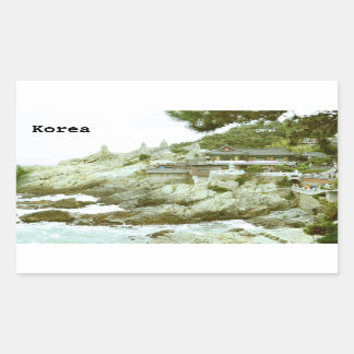 釜山ドラゴンテンプルSKシール 長方形シール