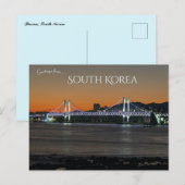 釜山大橋 韓国 ポストカード (正面/裏面)