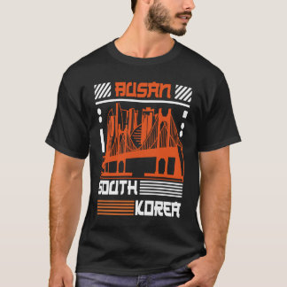 釜山韓国市KファンKポップ・アートのドラマ Tシャツ