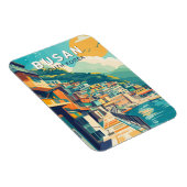 釜山韓国旅行芸術ヴィンテージ マグネット (右側)