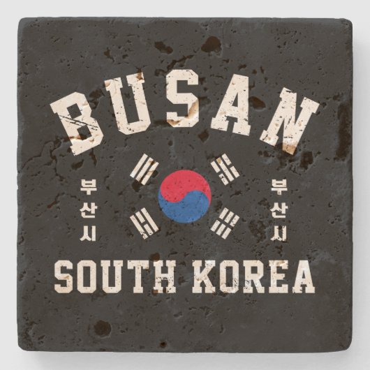 釜山 韓国 ストーンコースター (正面)