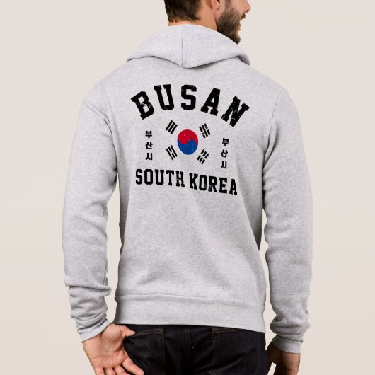 釜山 韓国 パーカ (裏面)