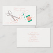 針および糸の名刺 名刺 (正面/裏面)