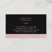 針および糸バラ金ゴールドシーストレスまたはテーラー 名刺 (裏面)