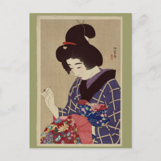 『針しごと』(裁縫)伊藤真水 ポストカード