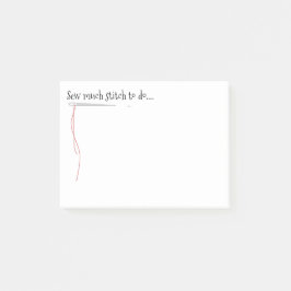 針とのおもしろいなデザインを縫って下さい ポストイット