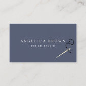 針と糸のシームストレスの調整 名刺 (正面)