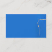 針と糸を使った針刺し 名刺 (裏面)