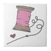 針と糸 タイル (正面)