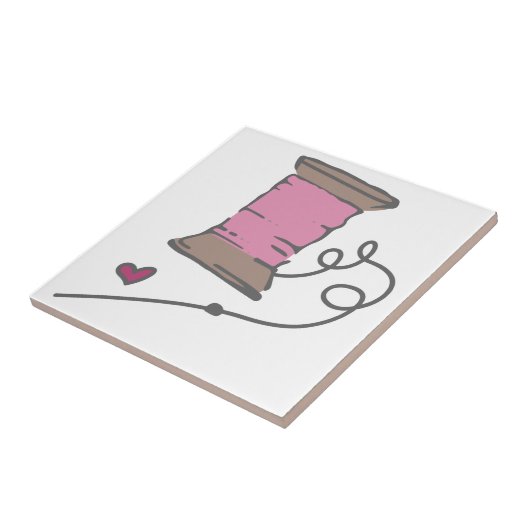 針と糸 タイル (側面)