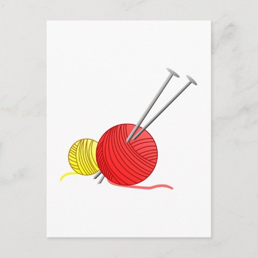 針と糸 ポストカード (正面)