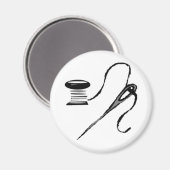 針と糸 マグネット (正面/裏面)